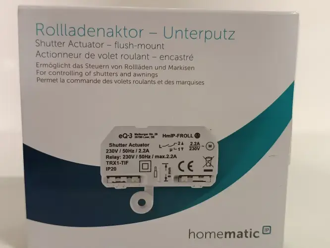 Homematic IP pārslēgšanas aktuators un skaitītājs EC/693706296 Photo 2