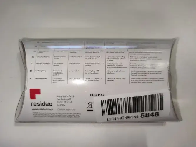 Honeywell Home DCP911G zvana poga ar plāksnīti Photo 4