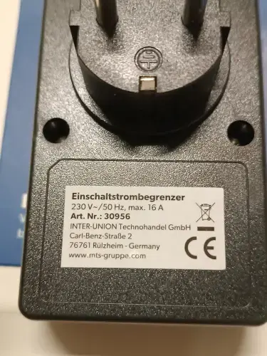 Unitec pārmērīgas strāvas ierobežotājs EC/693326341 (250V~, 16A) Photo 5