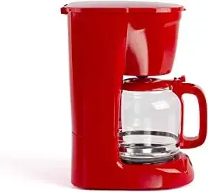 Electric Coffee Machine LIVOO DOD166R — 15-cup capacity, red (customer return)