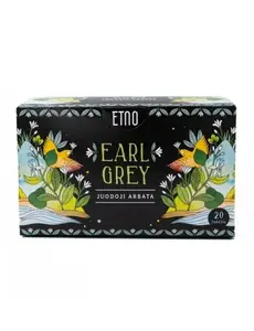 Black tea Etno Earl Grey, loose tea bags 2 g x 20 (40 g total)