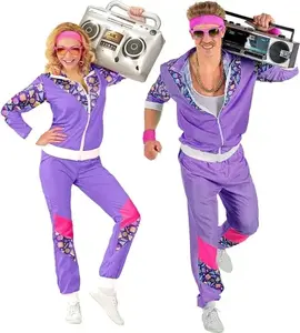 Tracksuit costume set Nenurodyta Widmann 00200 — jacket and trousers, size 80s