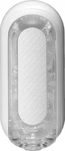 Мастурбатор Alkotest TENGA Flip Zero Gravity White — ручной мужской стимулятор, многоразовый с открывающейся конструкцией