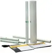 Grāmatu aizsargplēve agipa 00263 — pašlīmējoša caurspīdīga spoža PP, 500 mm x 3 m, noņemama