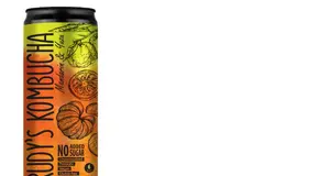Напиток Rudy's Kombucha Мандарин и Юдзу, в банке 0,33 л