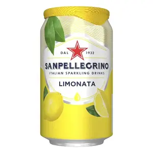 Газированный лимонный напиток s.pellegrino Limonata 0,33 л, банка
