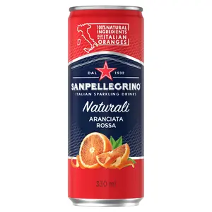 Газированный напиток S.Pellegrino Melograno & Arancia, банка 0,33 л (DEP)