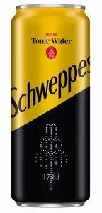 Gāzēts dzēriens Schweppes Tonic Water, skārdene 0,33 l (noguldījums)