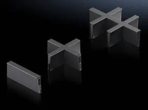 Комплект корпусов Rittal AX 2582.100 — пластик, чёрный, упаковка 5 шт.