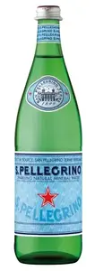 Минеральная вода s.pellegrino газированная в стеклянной бутылке 0,75 л (депозит)