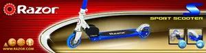 Самокат (kick scooter) Razer 13073043, синий, для детей от 5 лет, габариты Ш595×Г115×В155 мм