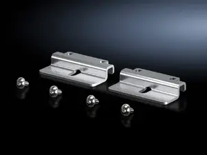 Mounting kit Rittal 5301.350 for racks — galvanized steel, stainless finish, 2 pcs