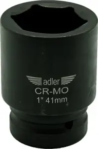Impact Socket 1" 41 mm Short, Adler 3525.41