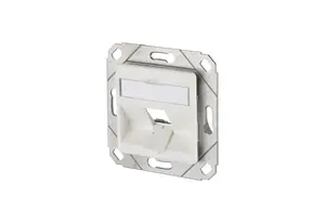 Розетка MetzConnect 130B20D11102KE 1‑порт Keystone, белая
