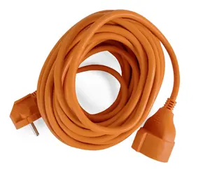 Extension Cord ENTAC 10 m Orange, 3G1.5 mm², 1× Type F Outlet, 250 V, 3680 W