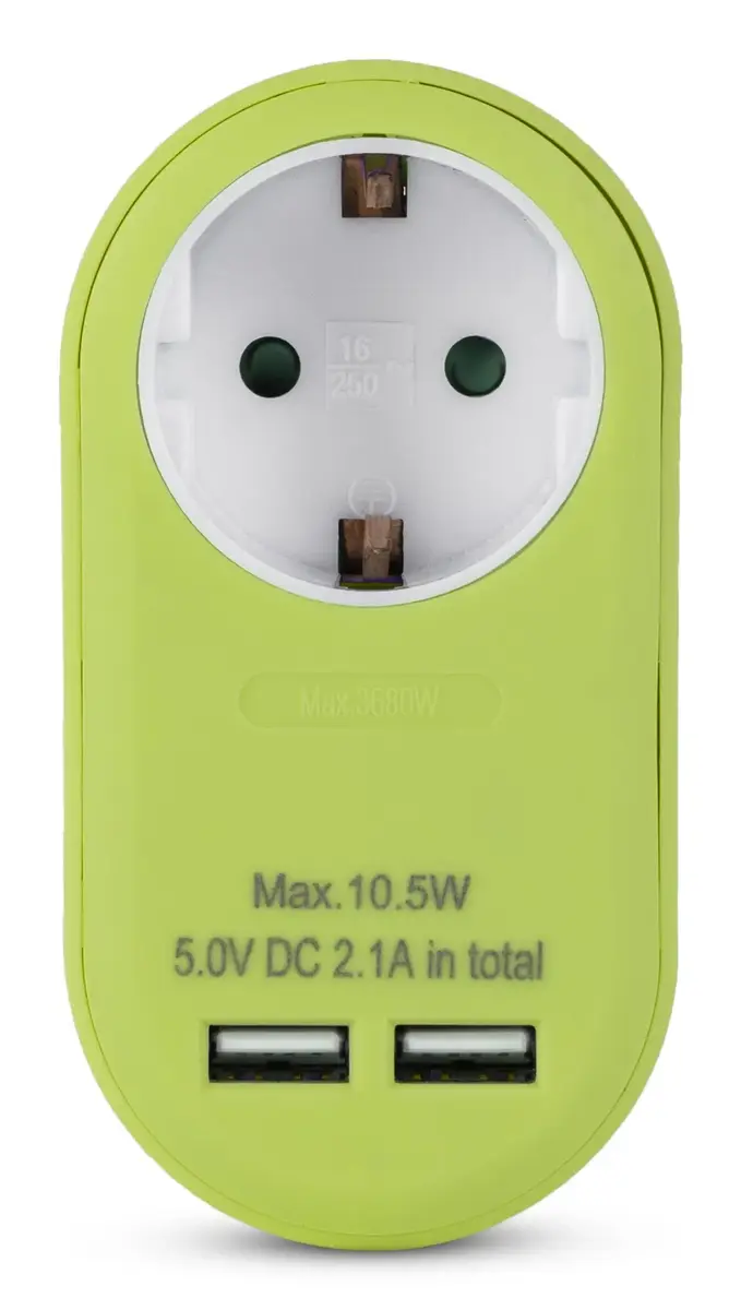 Barošanas adapteris ENTAC EPAG-1EE-2USB-L Photo 2