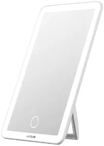 Grima spogulis Avide ABLDL-M-3.5W-AE — brīvi stāvošs taisnstūra LED, 3.5 W, iebūvēta LiPo baterija, 133×40×203 mm