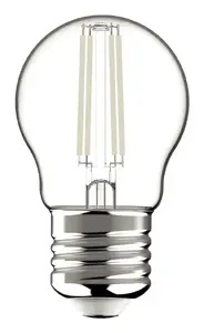 LED spuldze AVIDE AWLFMG27WW-4.5W — 4.5 W (ekv. 40 W), E27, 270 lm, 2700 K silti balta, CRI 80