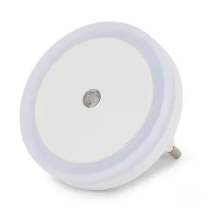 Plug-in LED night light ENTAC Night Light 0.5W Circle WW White, 220–240V, 0.5 W, plastic housing, non-changeable LED