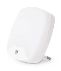 Plug-in night light ENTAC Night Light 0.5W Square CW White — LED, 0.5 W, 220–240 V, plastic housing, 64×60×64 mm