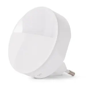 Plug-in night light ENTAC Night Light 0.8W with Twilight Switch, 0.8 W, 4000 K, white, plastic
