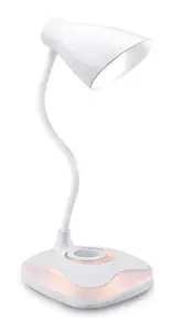 Настольная лампа AVIDE ABLDL-USB-3.2W — LED 3.2 Вт, 4000K, USB/DC/батарея, 360×105×110 мм, белая