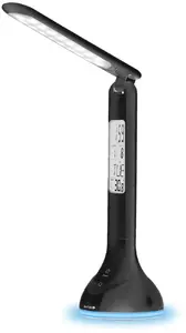 Настольная лампа AVIDE ABLDLRGB-CALENDAR-4W-BL — LED 4 Вт, 4000 K, сенсор, аккумулятор/220–240 В, чёрная, 263×87×87 мм