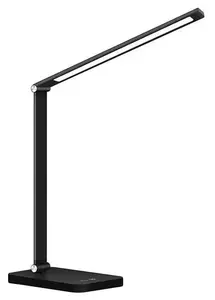 Table lamp AVIDE ABLDL-6W-TYL-B — LED 6W, 5000K, black, aluminium/plastic, 375×108×178 mm