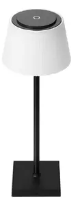 Настольная лампа AVIDE ABLDL-USB-B-4W LED 4 Вт USB/DC/батарея черно-белая, высота 380 мм