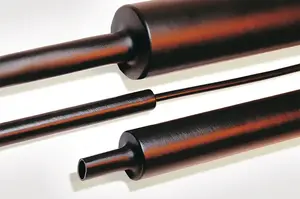 Heat shrink tube HellermannTyton 323-20190, black, 1 m length, shrink range 6 mm to 1.9 mm, pack of 40