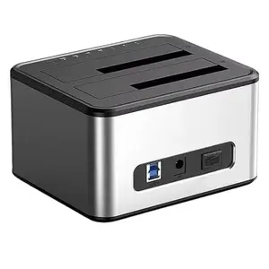 Док-станция с двумя отсеками для 2.5" и 3.5" SSD/HDD, extra digital, USB‑B