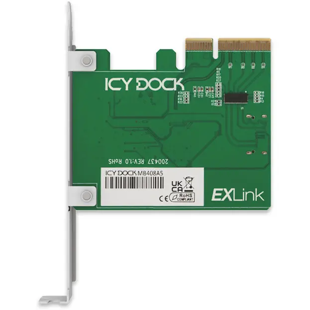 Icy Dock MCIO 4i PCIe 5.0 x4 adapters (MB408A5) Photo 5