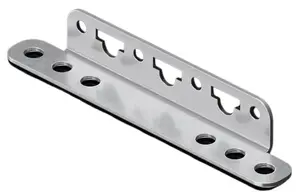 Electrical enclosure mounting bracket Rittal 1485.200 — screw mounting, stainless steel, 156 g