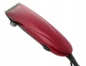 Hair clipper Tiross TS-406, electric trimmer, 230V, red