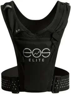 Беговая жилетка PowerNeed EOS ELITE 2.0 UltraLight Black — облегчённая жилетка для гидратации и хранения