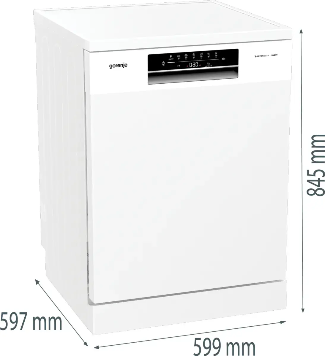 Gorenje GS642E90W напольная посудомойка Photo 9