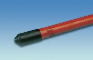 Cable accessory HellermannTyton 416-15035, polyolefin heat-shrink, black, 5.1 cm diameter, pack of 100