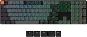 Mechanical Keyboard Keychron K5X-H4 Full Size with Banana Switches, Hot-Swap, RGB, Black