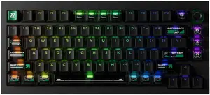 Mehāniskā tastatūra Keychron L5W-W1 Lemokey Magnetic Cyber — kompakta, bezvadu