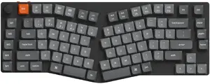 Mehāniskā tastatūra Keychron K15M-H3 75% Alice izkārtojums, brūnie slēdži, RGB, Hot-Swap