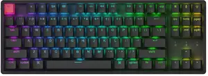 Mehāniskā tastatūra Keychron K8X-J1 80% TKL Red Switch RGB Hot-Swap melna