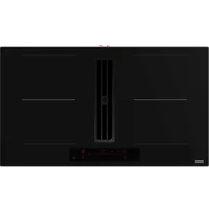 Cooker Hood and Hob 2-in-1 FABER GALILEO PURE BLACK F830 — combined kitchen hood and cooktop unit