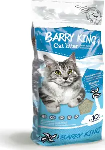 Cat litter barry king 10 L – clumping mineral litter, dust-reduced, absorbent