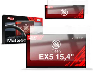 Aizsargplēve GrizzGlass CarDisplay Protection priekš Geely EX5 15,4" (2024–2026) matēta [2‑1]