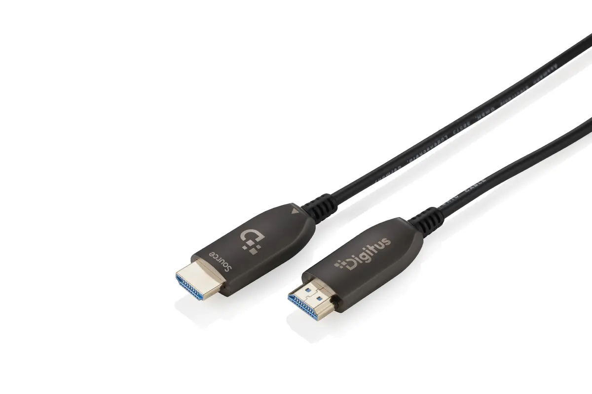 DIGITUS HDMI AOC hibrīda optiskās šķiedras