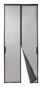Mosquito net door Renkforce RF-6442918 — Black, 900×2100 mm, 765 g