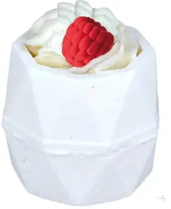 Vannas bumba Błogo White Raspberry 160 g — putojoša bumba ar aromātu ādas kopšanai