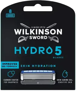 Asmeņu komplekts Wilkinson Sword Hydro 5 — 8 asmeņi priekš skuveklīša kasetēm