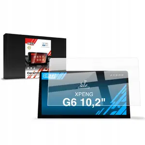 Tempered ceramic screen protector GrizzGlass CarDisplay Protection for XPENG G6 10.2" (2023-2024)