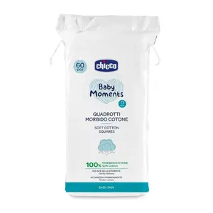 Сухие детские салфетки, белые, 60 шт., без бренда (Chicco 00010609000000)